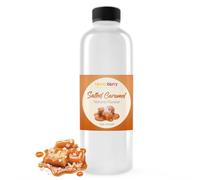 HONEYBERRY 250ml Natural Salted Caramel Food Flavouring Essence - Professional High Strength Edible Liquid Extract Drops - Highly Concentrated Versatile Flavour for Baking Cooking Drinks Cosmetics