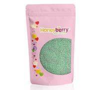 HONEYBERRY INCLUSIONS Green Nonpareils Sprinkles 200g - Natural Bright Green Hundreds & Thousands Sprinkles for Baking, Cupcake and Cake Decorations, Ice Cream and Dessert Decorating Toppers