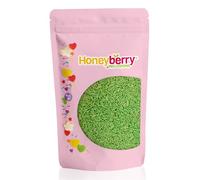 HONEYBERRY INCLUSIONS Green Sugar Strands Sprinkles 200g - Premium Edible Decorating Vermicelli Sprinkles for Baking, Cupcake and Cake Decorations, Ice Cream, Dessert and Icing Decoration Toppers