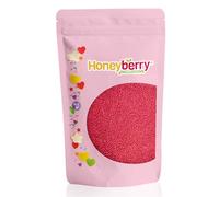 HONEYBERRY INCLUSIONS Red Nonpareils Sprinkles 200g - Natural Bright Red Hundreds & Thousands Sprinkles for Baking, Cupcake and Cake Decorations, Ice Cream and Dessert Decorating Toppers