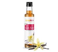 HONEYBERRY Pure Vanilla Extract 250g (235ml) - Rich & Smooth Natural Flavour for Baking, Cooking, and Desserts - Premium Quality Extract from Real Vanilla Beans - 100% Natural and Gluten-Free