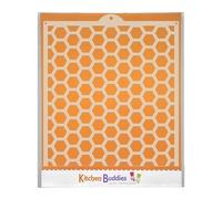 Honeycomb - 25.5 x 20cm Flexible Multi-Use Craft & Cake Stencil - Reusable, Mylar, Food Safe, Made in UK - for Cakes, Crafts, Fabric & Furniture