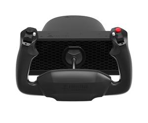 Honeycomb Alpha LITE - compact yoke for flight simulation, 180 rotation, programmable buttons, sturdy steel shaft, clear design perfect for sim beginners, compatible with MSFS 20/24 for PC