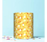 HONEYCOMB BEE HONEY WRAP AROUND EDIBLE CAKE TOPPER ICING DECORATION - 3 SHEETS