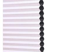 Honeycomb Blinds for Windows,Blackout Cellular Shades 55cm 60cm 65cm 70cm 75cm 80cm 90cm 95cm,White Honeycomb Pleated Blinds Thermal,Cellular Pleated Shades for Home Office,W×H-90x150cm/35.4 * 59in