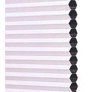 Honeycomb Blinds for Windows,Blackout Cellular Shades 55cm 60cm 65cm 70cm 75cm 80cm 90cm 95cm,White Honeycomb Pleated Blinds Thermal,Cellular Pleated Shades for Home Office,W×H-30x180cm/11.8 * 70.9in