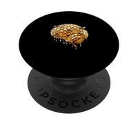 Honeycomb Brain Bee Hive PopSockets Adhesive PopGrip
