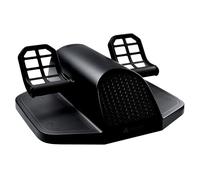 Honeycomb Charlie Rudder Pedals - Flight simulation control for rudder and brakes, adjustable metal pedals, belt transmission by Hall-effect sensors, for MS Flight Simulator