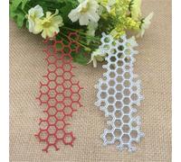 Honeycomb Cutting Dies for Card Making，Cutting Dies Cut Stencils for DIY Scrapbooking Photo Album Decorative Embossing Paper Dies for Card Making Templated Art Die-Cutting