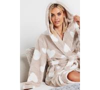 Honeycomb Dressing Gown Yours Light Brown 34-36