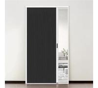 Honeycomb Folding Door - 203CM Invisible Accordion Door for Kitchen Interior Use with Lock & Low Track No-Drill Installation Available in Yellow White Blue & Black 28x80IN (71x203cm)