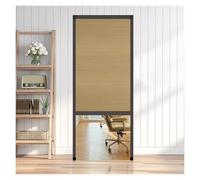 Honeycomb Folding Door Accordion Shutter, Pull Down Privacy Partition Gate 20 24 28 30 32 40 48 60 72 75 80 in Wide, Kitchen Laundry Room Divider Sliding Doors No Drill(Brown,WXH 29x80in(73.5x203cm))