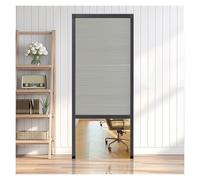 Honeycomb Folding Door - No Drill Pull Down Privacy Partition Gate for Kitchen & Laundry Room Adjustable 20-80in Wide Grey (30x80in / 76x203cm) Sliding Divider