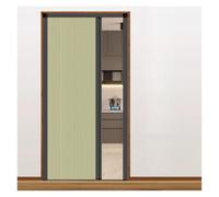 Honeycomb Folding Door Retractable Honeycomb Folding Door,No-Drill Alum Frame Space-Saving,for Bedroom Kitchen(Yellow,32X80IN)