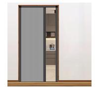 Honeycomb Folding Door Retractable Honeycomb Folding Door,No-Drill Alum Frame Space-Saving,for Bedroom Kitchen(Gray,36X80IN)