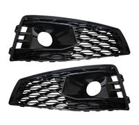 Honeycomb Front Bumper Fog Lamp Cover Grille Light Grill For A4 B9 S-LINE S4 2019 2020 8WD807681J 8WD807682J Cars Accessories PYPFQUMQGR