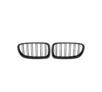 Honeycomb Front Grill FOR 5 Series FOR F10 F18 ABS Dual Line Kidney Grille Front Bumper Mesh Direct Replacement Parts Centre Front Bumper Grille(Type 2)