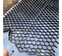 Honeycomb Gravel Stabilizer - 5cm Black Ground Grid for Garden Driveways & Pathways - Cuttable Grass Stone Filling Mat for Durable Landscaping Solutions.