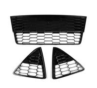Honeycomb Mesh Front Bumper Grille Front Fog Lamp Grille Compatible For Ford Focus MK3 2012-2014 Racing Grills Fog Light Grill Body Kit