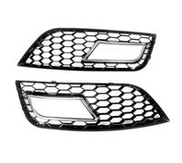 Honeycomb mesh grille Compatible With A4 B8 2013 2014 2015 Front Bumper Lower Fog Lamp Grill Grilles Cover 8K0807681K01C 8K0807682K01C 8K0807682K 8K0807681K