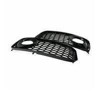 Honeycomb Mesh Hex Car Front Bumper Fog Light Lamp Grille Grill Cover Compatible With Audi A5 S-Line S5 B8 RS5 2008 2009 2010 2011 2012 Tool(Glossy Black)