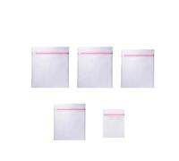 Honeycomb Mesh Laundry Wash Bag, Mesh Laundry Bags 5 Pcs Zippered For Underwear Delicates Multiple Sizes