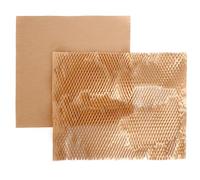 Honeycomb Packing Paper, 100 pcs 12" x 12" Honeycomb Cushioning Wrap pieces for Moving Shipping Packaging Gifts, Recyclable Honeycomb Paper Moving Supplies Bubble Paper Wrapping Protective sheet