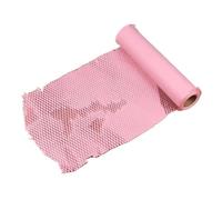 honeycomb packing paper 30CMX5M Honeycomb Paper, Shockproof Buffer Packaging, Degradable Protection Kraft Flower(Pink 30CMX5M)
