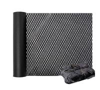 Honeycomb Packing Paper - Biodegradable Alternative to Bubble Wrap, 30cm x 30m Eco-Friendly Kraft Packing Paper for Moving, Shipping, and Packaging Breakables Black