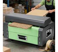 Honeycomb Packing Paper Maker, Cardboard Conversion Machine, Waste Cardboard Shredder for Packing Material, Shredding Speed 3m/Min, Max Width 425mm