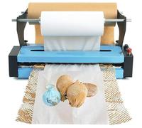 Honeycomb Packing Paper Roll Dispenser, Adjustable Speed Manual Machine for Retail Store Wrapping