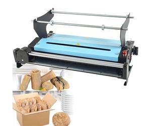Honeycomb Packing Paper Roll Dispenser, Adjustable Speed Manual Machine for Retail Store Wrapping
