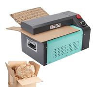 Honeycomb Packing Paper Shredder Machine for Express Packaging, Efficient Cardboard Slitting into Mesh Strips, Compact Rotary Switch Design