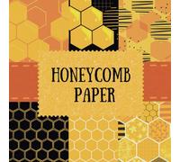 Honeycomb Paper: Patterned Paper for DIY Art Projects like Scrapbooking, Origami, Decoupages, Quilling, Collages, Paper Mosaics and Mixed Media Art - Handmade Double-Sided Sheets