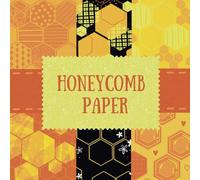Honeycomb Paper: Patterned Paper for DIY Art Projects like Scrapbooking, Origami, Decoupages, Quilling, Collages, Paper Mosaics and Mixed Media Art - Handmade Double-Sided Sheets