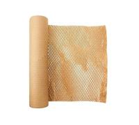 Honeycomb Paper Roll Honeycomb Packaging Paper Cushioning Kraft Wrap Roll for Shipping, Moving, Breakables and Gifts - Bubble Wrap Alternative(Brown 38cmx3.0m)