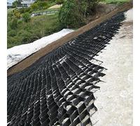 Honeycomb Permeable Paver Grids for Outdoor Pathways | Ground Stabilization System for Gravel | Landscape Grids for Slope Stabilization | Available in 6ft 10ft 13ft (x 10m)