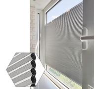 Honeycomb Pleated Blinds 55cm 60cm 65cm 70cm 75cm 80cm 85cm 90cm 95cm Wide,Blackout Cellular Pleated Shades,Thermal/Sun Protection/Waterproofing Curtains,for Home Office,W×H-45x100cm/17.7*39.4in