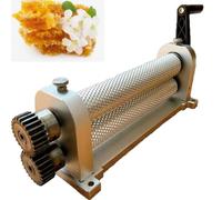 Honeycomb Printing Stamper, Interchangeable Cell Sizes Beekeeping Tool, Beeswax Foundation Mill with Engraved Rollers for Sheet Production, 5.4mm
