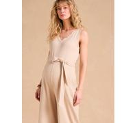 Honeycomb Pyjama Jumpsuit for Pregnancy & Nursing, ENVIE DE FRAISE marl beige