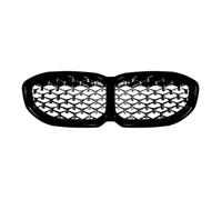 Honeycomb Style Car Front Grill for 1 Series F40 2019-2024, ABS Front Grill Trim Set, Front Grille Trim Plated Cover Kit