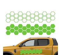 Honeycomb Window Decal for Car | Hexagon Pattern Car Decals,Waterproof Stickers Car Decor, Automotive Decals Car Body Sticker, Cool Car Stickers for Sedan Truck SUV