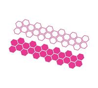 Honeycomb Window Sticker for Car, Honeycomb Car Sticker - Car Window Sticker Hexagonal Pattern, Automotive Sticker, Body Sticker, Cool Car Sticker for Car Window, Door, Bumper