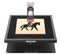 Honeycomb Work Table Desk Protector, Honeycomb Bed 330 x 330 mm Working Area, Honeycomb Panel with Metal Tray, for All Models of Engravers and Cutters, CNC Cutters, Engraving Machine