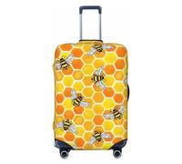 Honeycombs Travel Luggage Covers - Elasticity Suitcase Covers Protector for Luggage 18-32 Inch