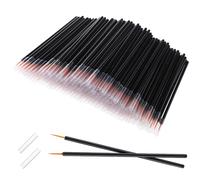 Honeydak 300 Pcs Disposable Eyeshadow Brushes Eyeliner Applicator Tool Eyeshadow Applicators Lip Applicators Eye Lash Wands Makeup Tool for Eye Makeup Lashes Detail Painting (Black)