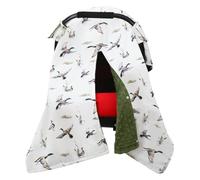 Honeydak Mallard Duck Car Seat Cover Baby Carseat Covers Minky Infant Nursing Canopy Peekaboo Opening Mallard Duck Stroller Stuff for Newborn Baby Boy Girl