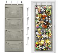 Honeyera The Original Storage for Stuffed Animals - Over Door Organizer for Stuffies, Baby Accessories, Toy Plush with Breathable Hanging Pockets Big Girls Toddler Large Bag