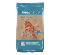 Honeyfield’s - Winter Suet Pellets, Wild Bird Food for Small Birds, Robins, and Common Garden Breeds, High Energy and Protein, Suitable for Year-Round Feeding, Made in the UK (Fruity) (3kg)