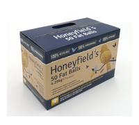 Honeyfield's 50 Fat Balls Box Softer Texture Added Seeds Palatability
